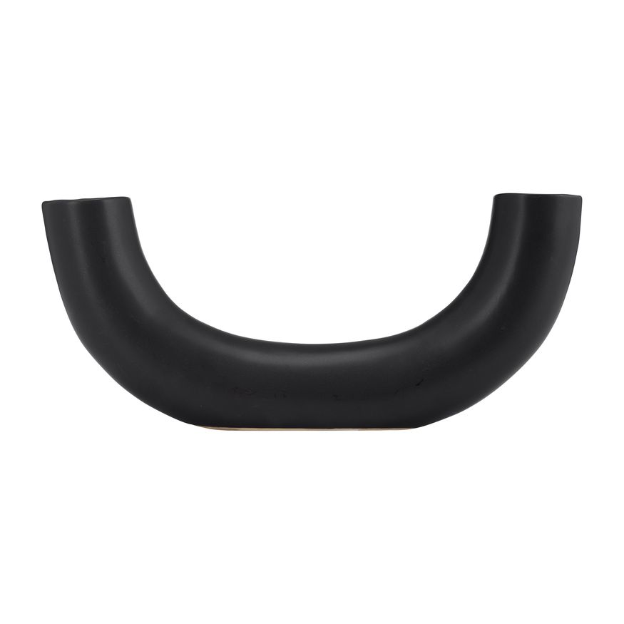 Sagebrook - 12" Ceramic Half Circle Vase