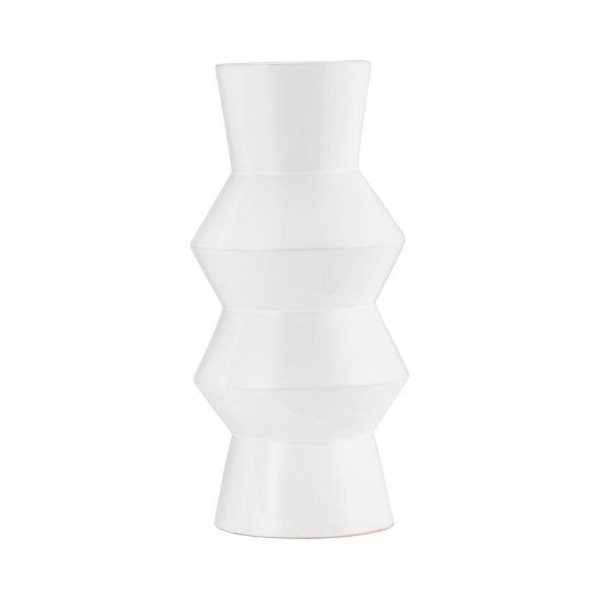 Sagebrook - 7" Ceramic Round Botanical Vase