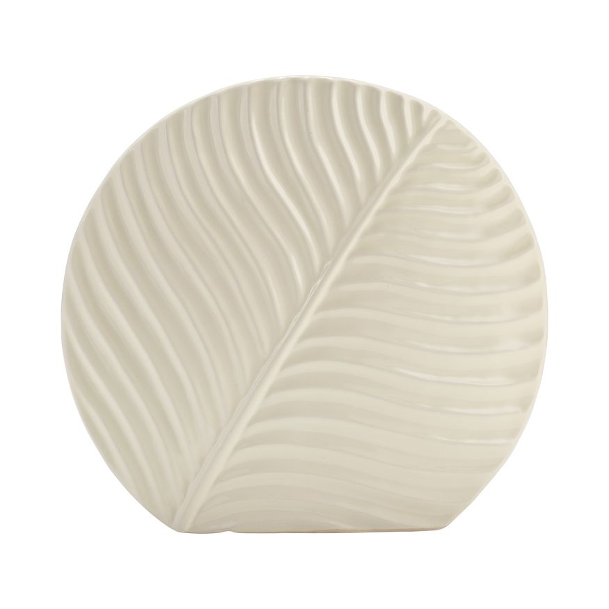 Sagebrook - 7" Ceramic Round Botanical Vase