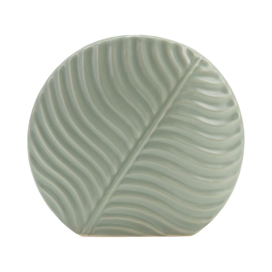 Sagebrook - 7" Ceramic Round Botanical Vase