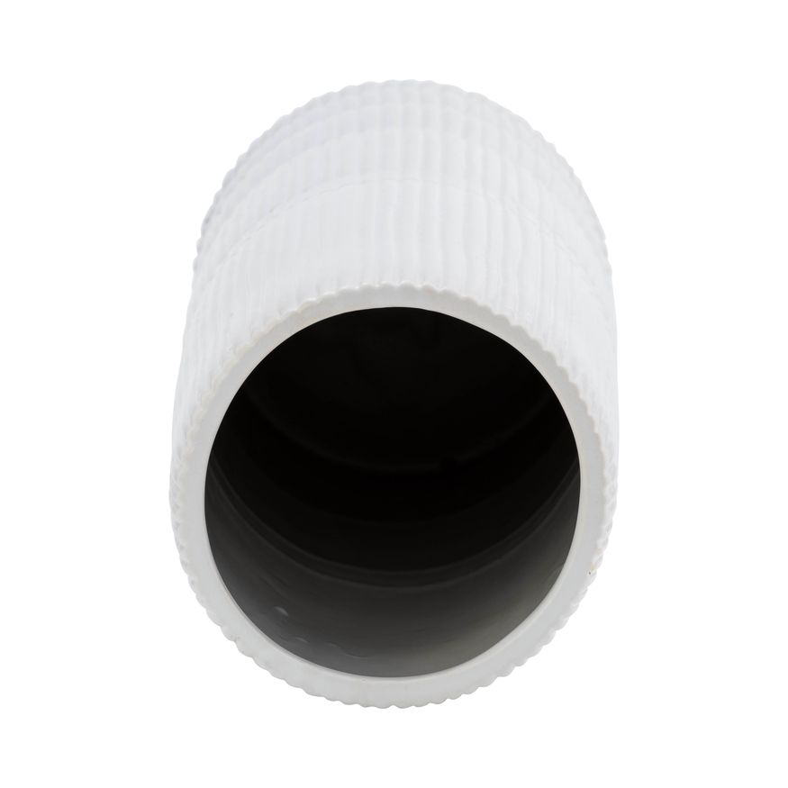 Sagebrook 15" Ceramic Lined Cylinder Vase - White