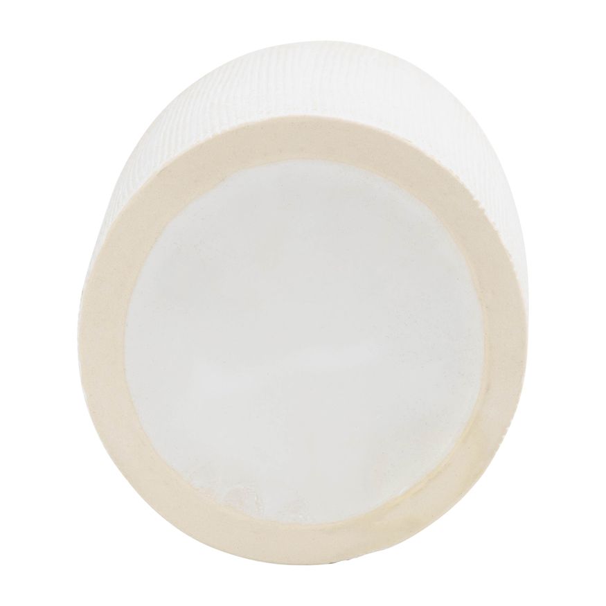 Sagebrook 16" Ceramic Ridged Vase - White