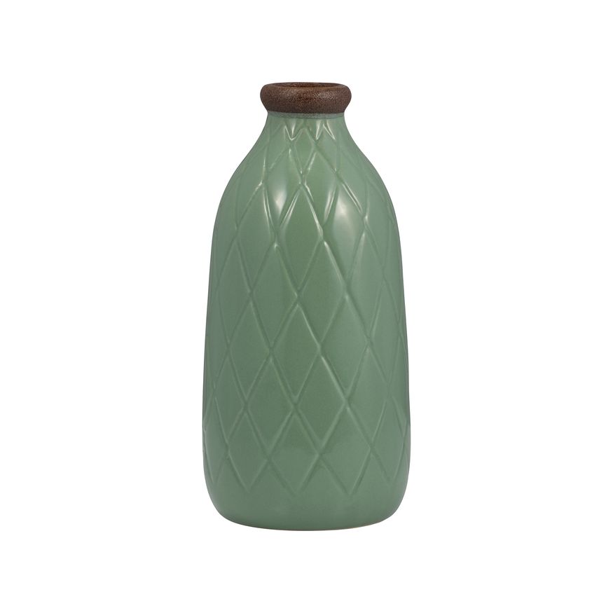 Sagebrook - 9" Ceramic Circles Vase