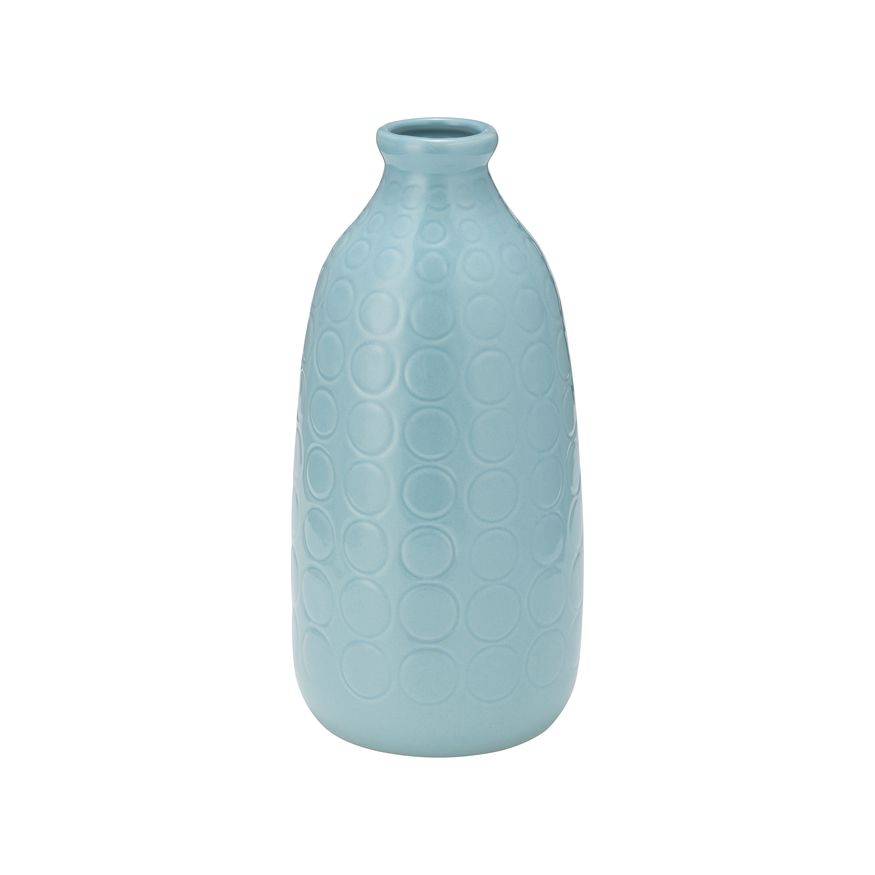 Sagebrook - 9" Ceramic Circles Vase