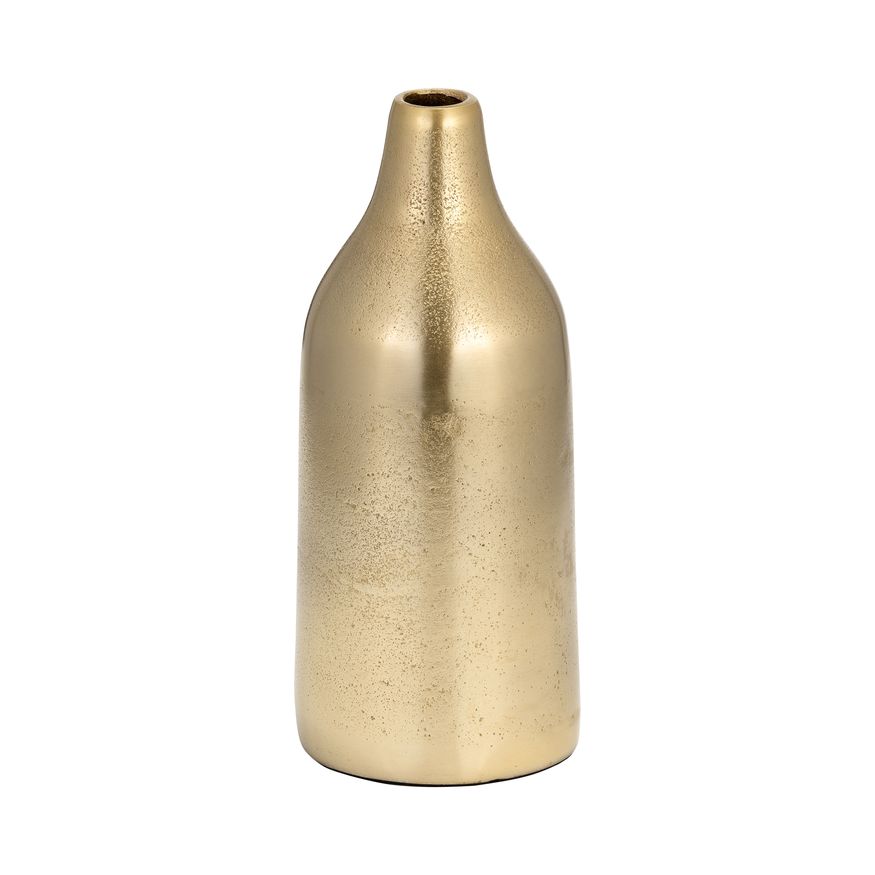 Sagebrook - 12" Metal Bottle Vase