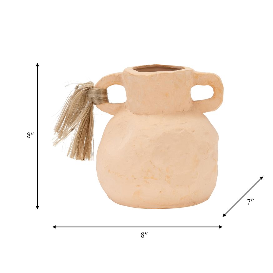 Sagebrook 8" Terracotta Texture Vase