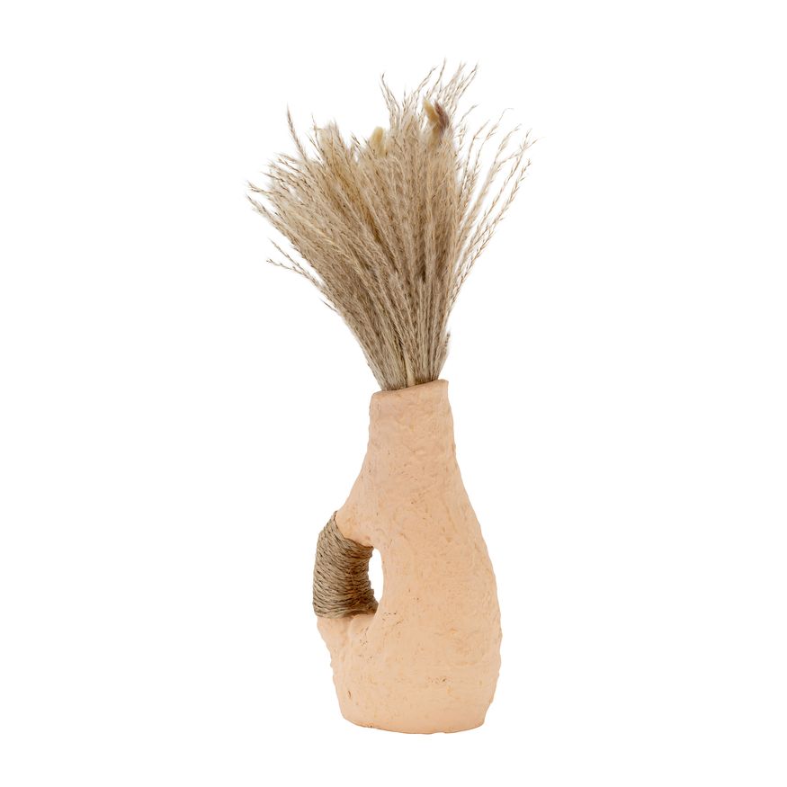 Sagebrook - 11" Terracotta Single Handle With Twine Vase