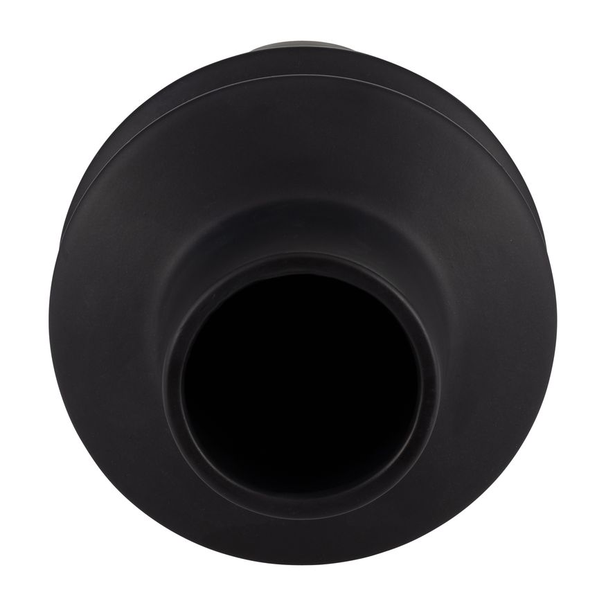 Sagebrook 11" Ceramic Modern Vase - Black