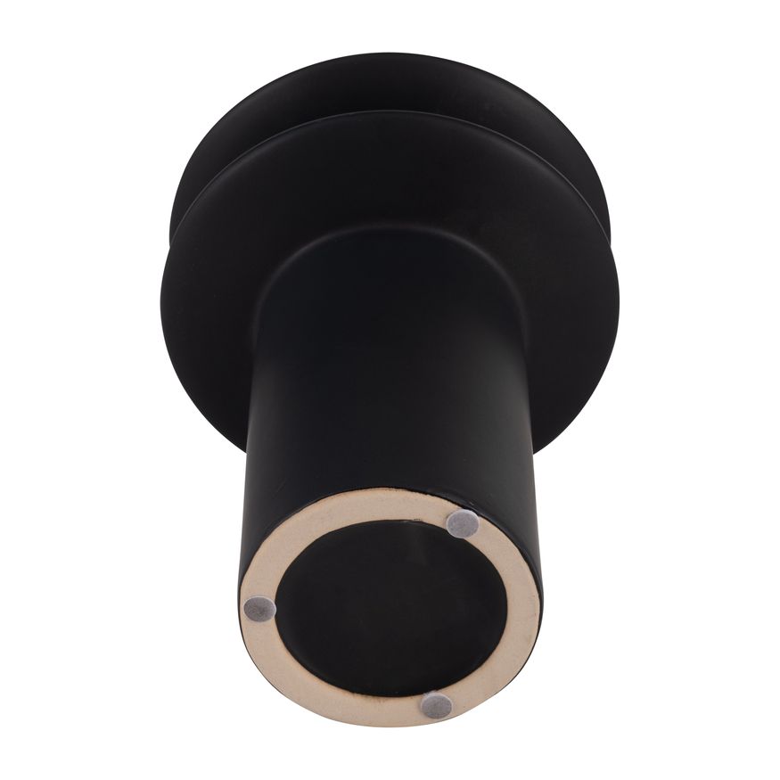 Sagebrook 11" Ceramic Modern Vase - Black