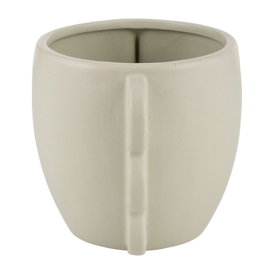 Sagebrook 5" Ceramic Eared Vase - Cucumber
