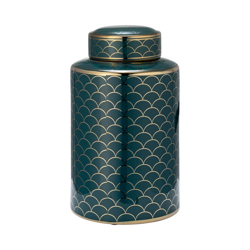 Sagebrook - 13" Ceramic Modern Ginger Jar