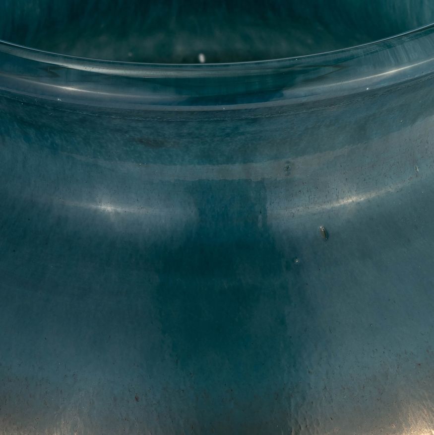 Sagebrook 16" Glass Olpe Vase - Teal