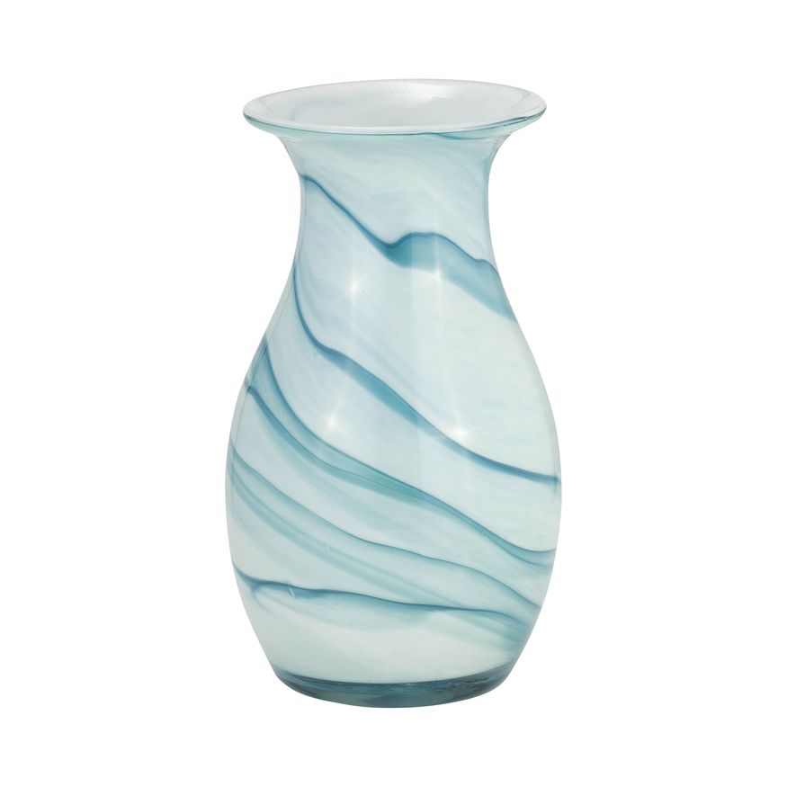Sagebrook - 10" Glass 2-tone Vase