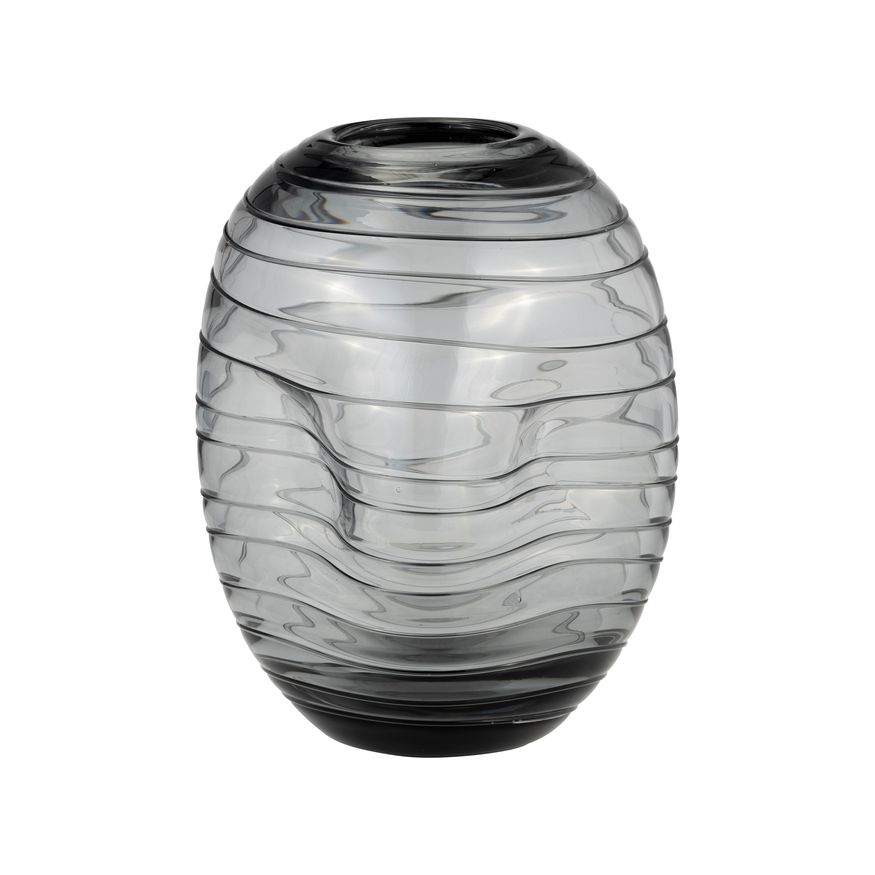 Sagebrook - 8" Glass Pinched Vase