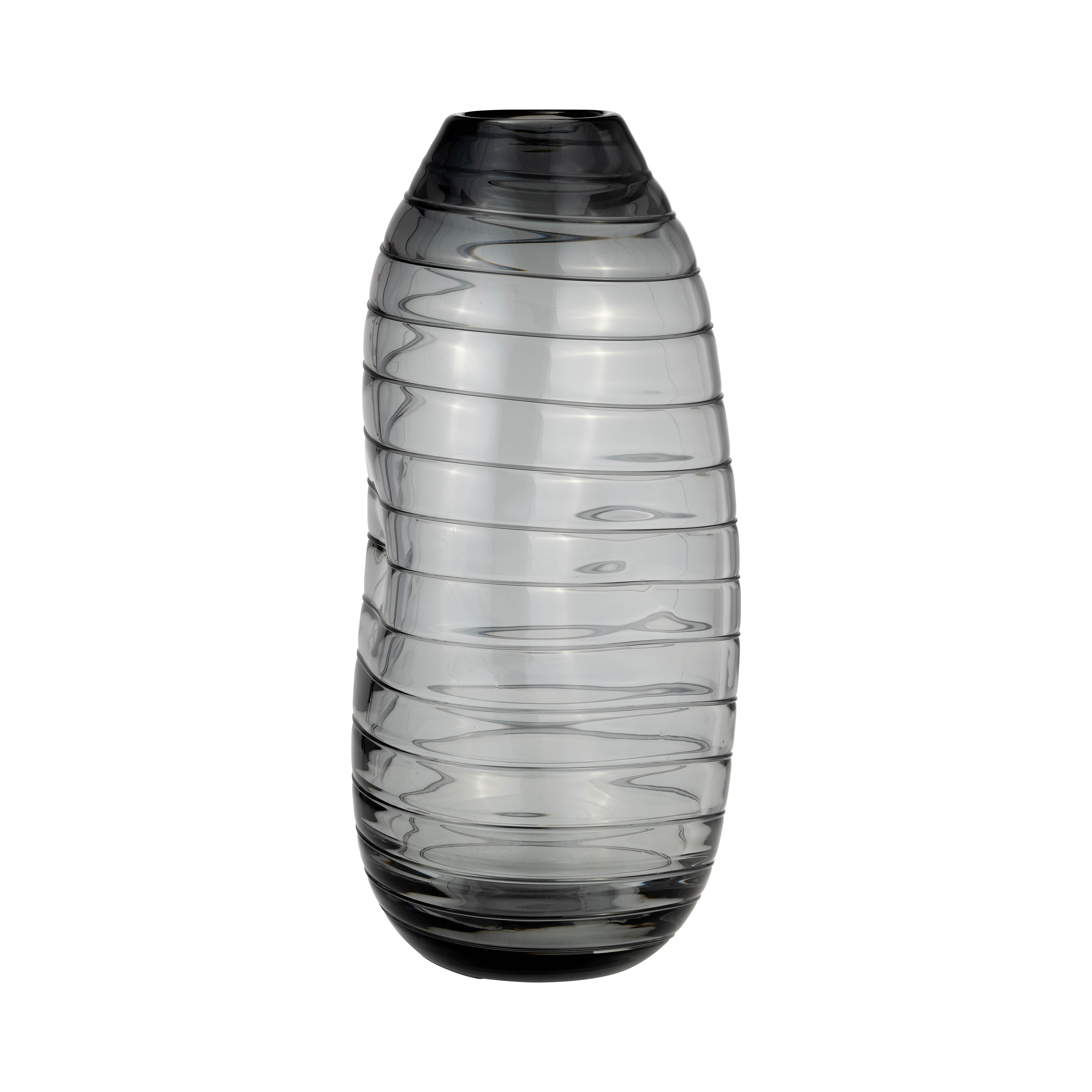 Sagebrook - 8" Glass Pinched Vase