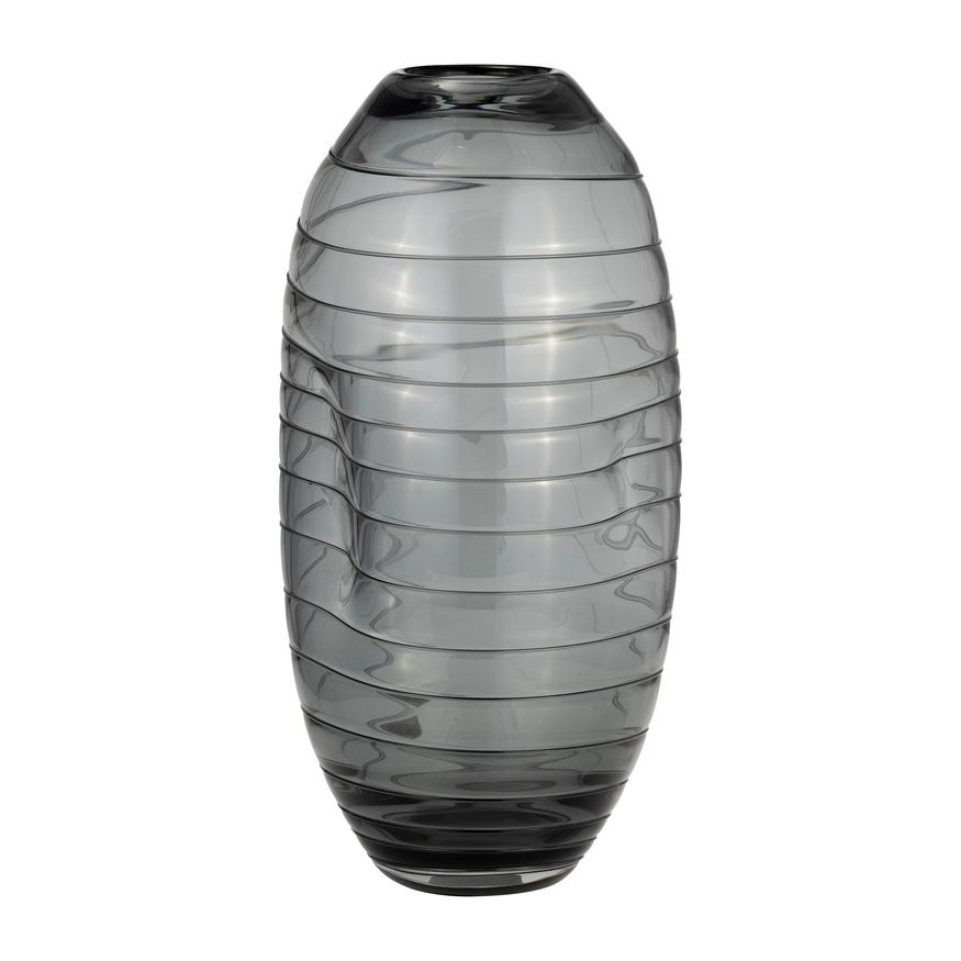 Sagebrook - 8" Glass Pinched Vase