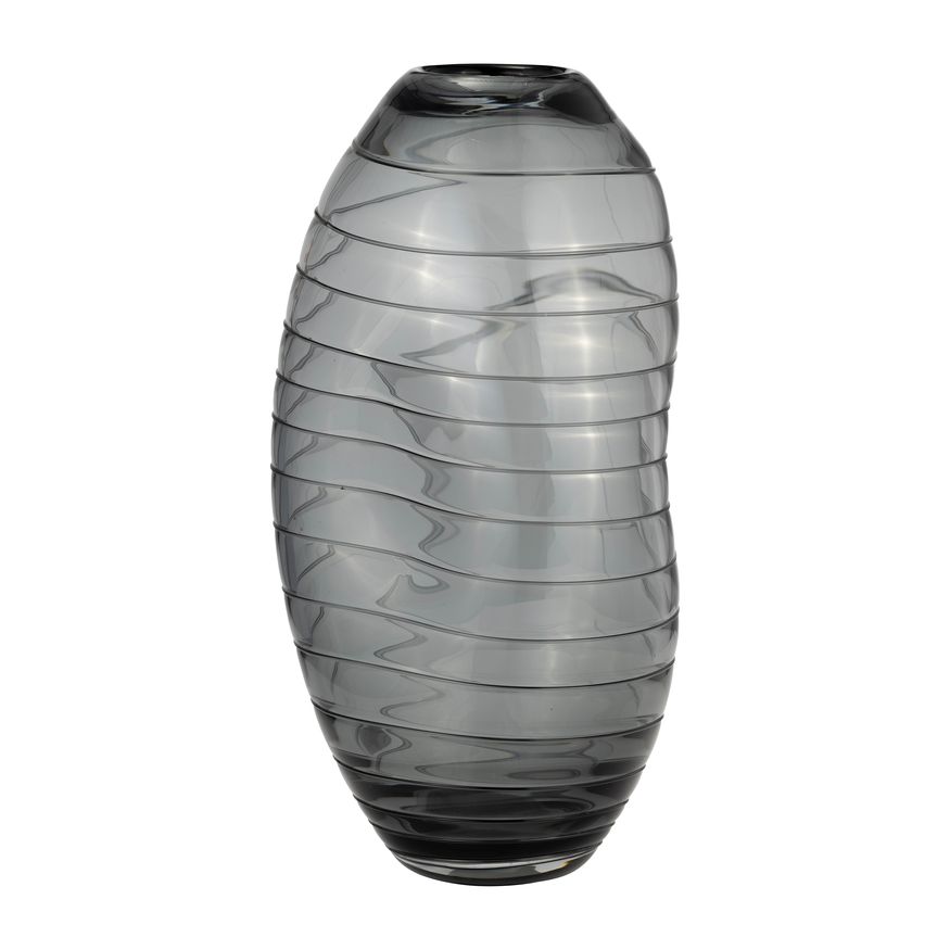 Sagebrook - 8" Glass Pinched Vase
