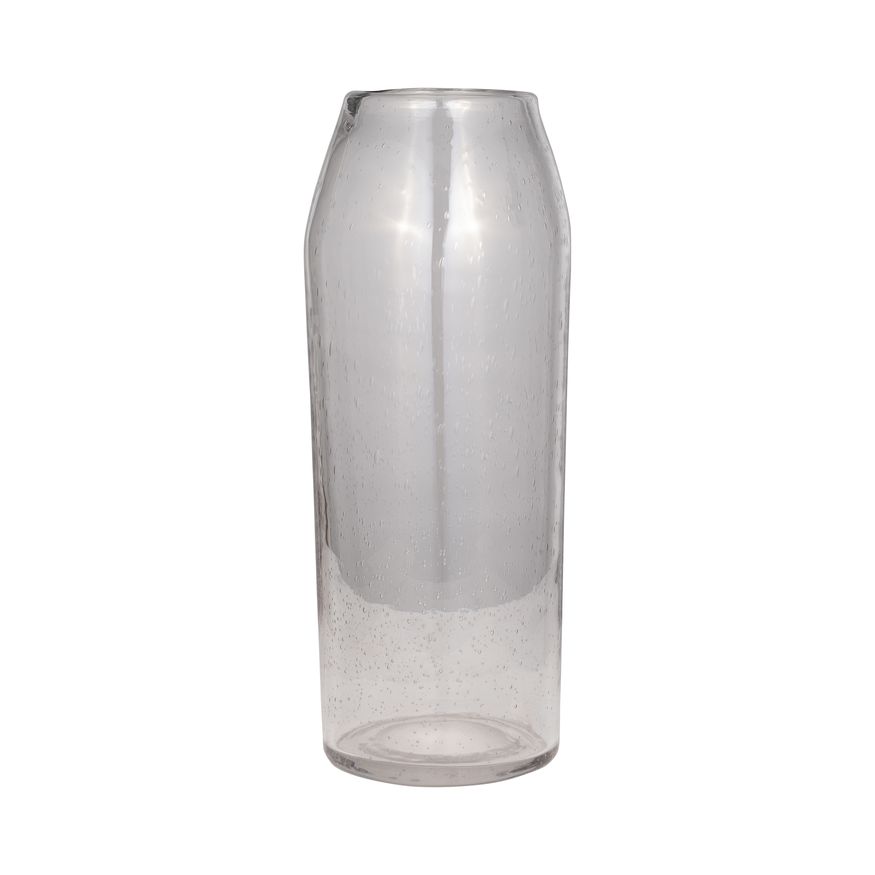 Sagebrook 29" Glass Floor Vase Bubble - Clear