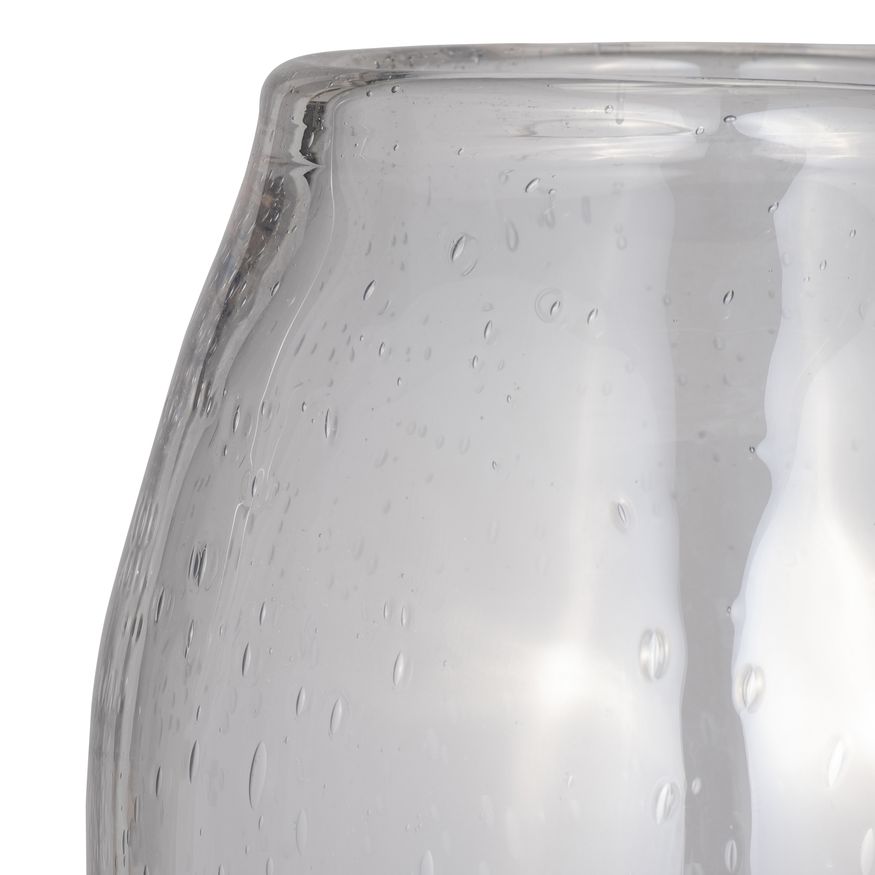 Sagebrook 29" Glass Floor Vase Bubble - Clear