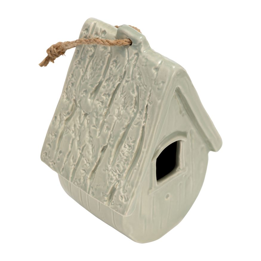 Sagebrook - Ceramic Decorative Light Green Old Bird House