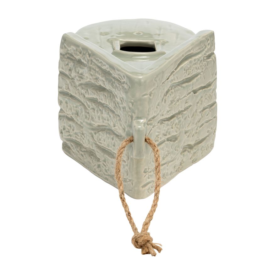 Sagebrook - Ceramic Decorative Light Green Old Bird House