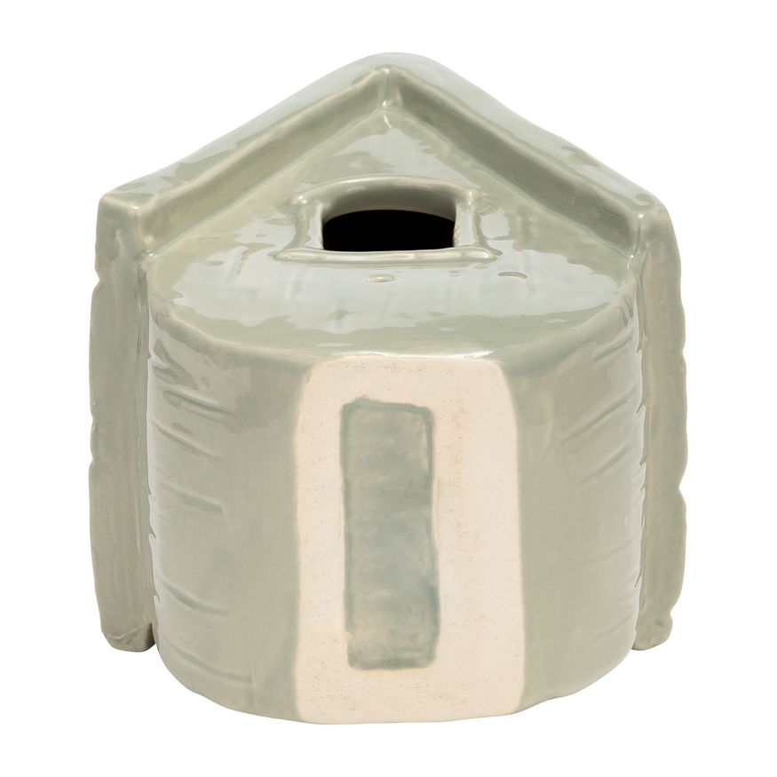 Sagebrook - Ceramic Decorative Light Green Old Bird House