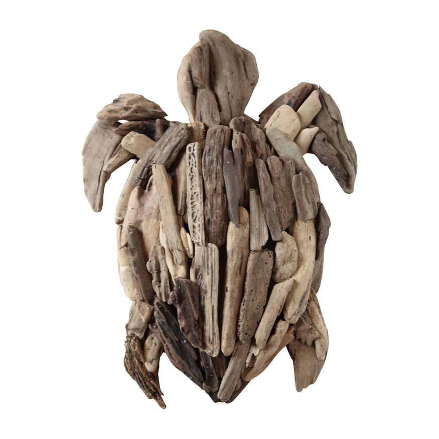 Sagebrook - 14" Wood Fish On Stand