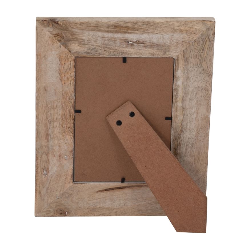 Sagebrook 5"x7" Wood Art Decor Photo Frame - Natural/White