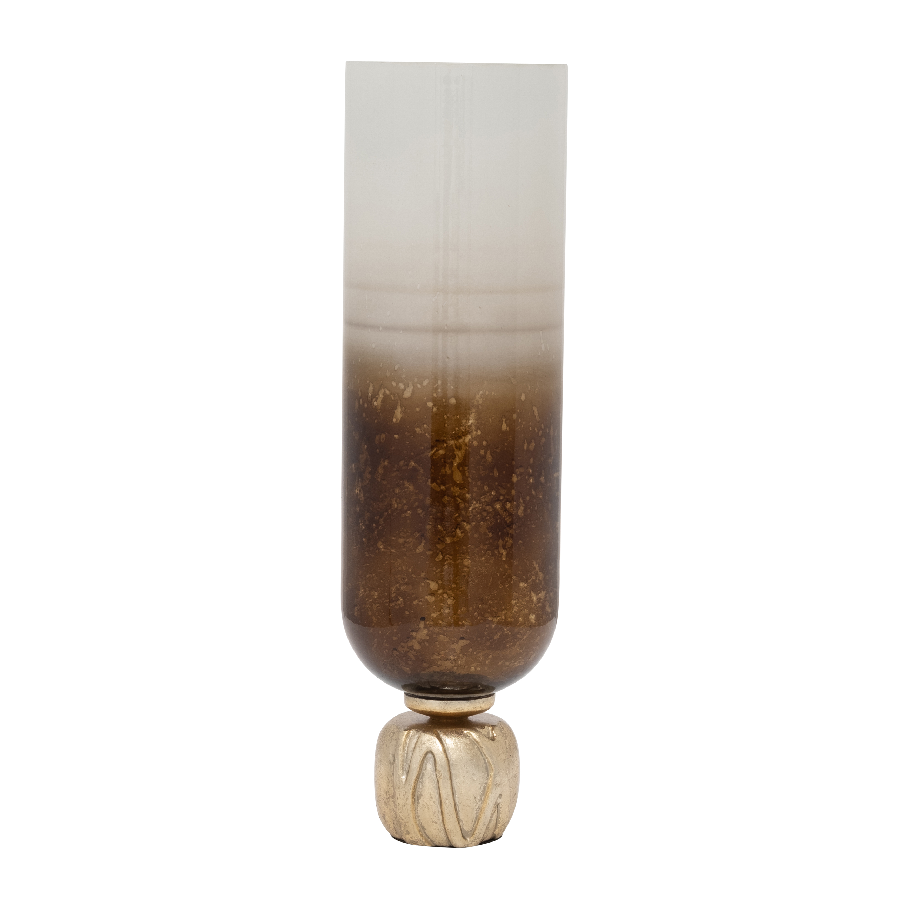 Sagebrook - 19" Glass Ombre Candle Holder On Base