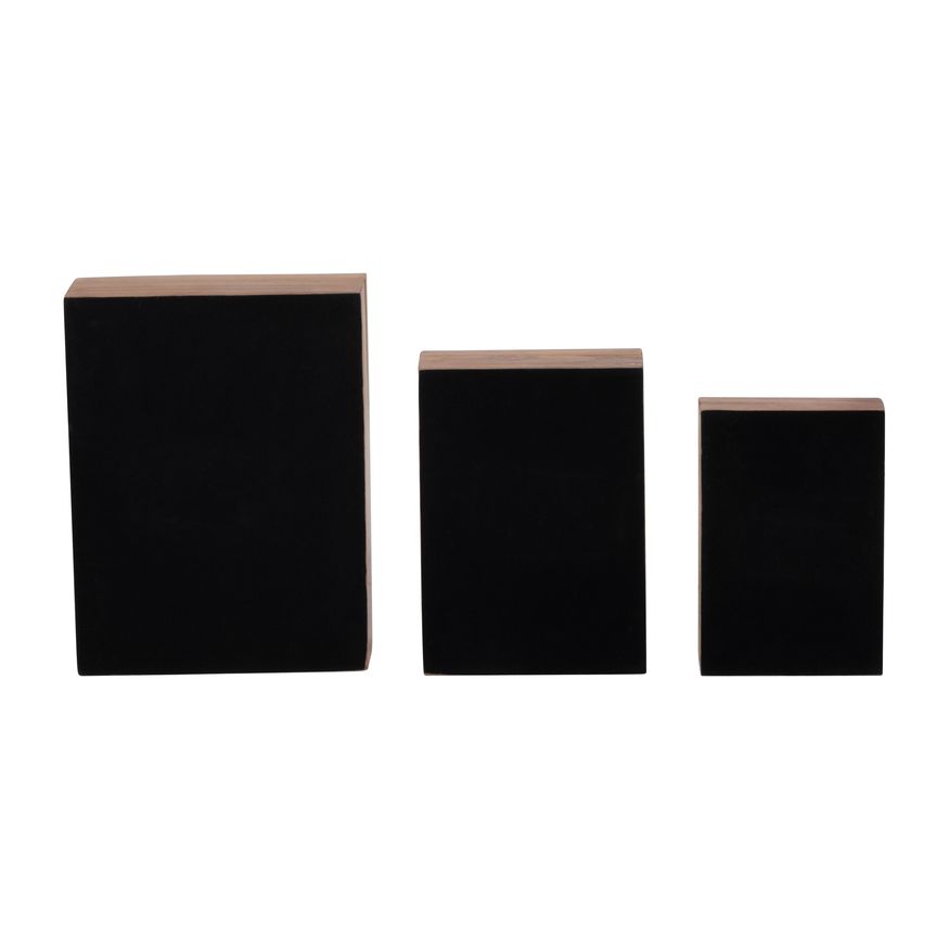 Sagebrook - 6"/7"/9" Resin Mid-century Boxes (Set Of 3) in Multi