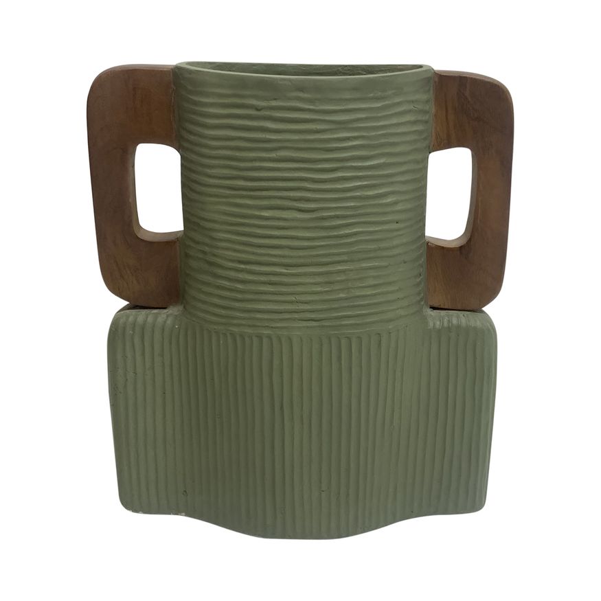 Sagebrook - 14" Ecomix Vase With Handles