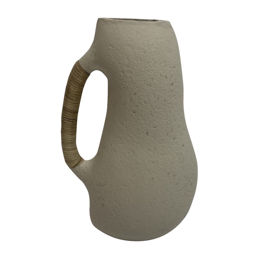 Sagebrook - 13" Ecomix Organic Vase With Caning