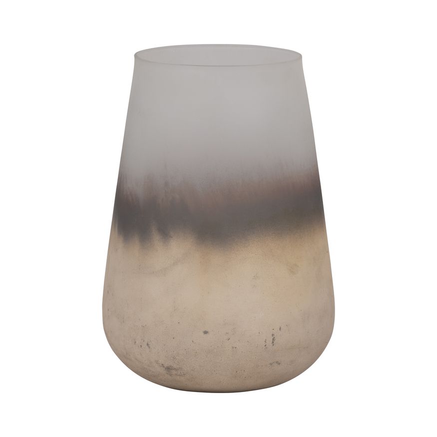 Sagebrook - 9" Glass Antiqued Finish Vase