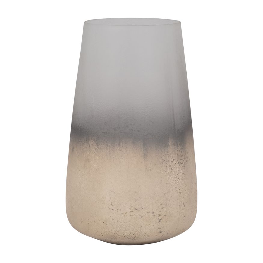Sagebrook - 9" Glass Antiqued Finish Vase