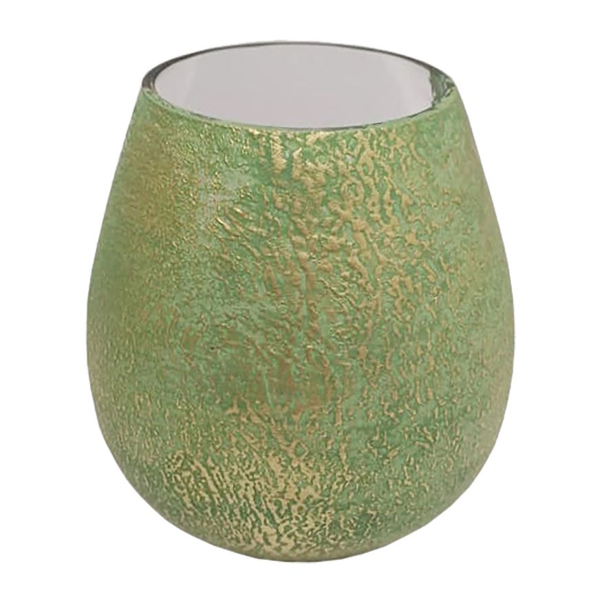 Sagebrook 8" Glass Dipped Vase - Green