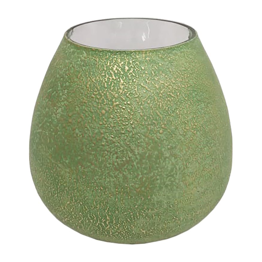 Sagebrook 10" Glass Dipped Vase - Green