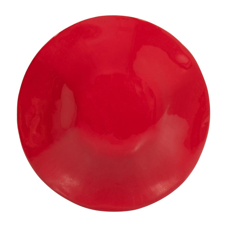 Sagebrook 8" Wood Toadstool Mushroom - Red