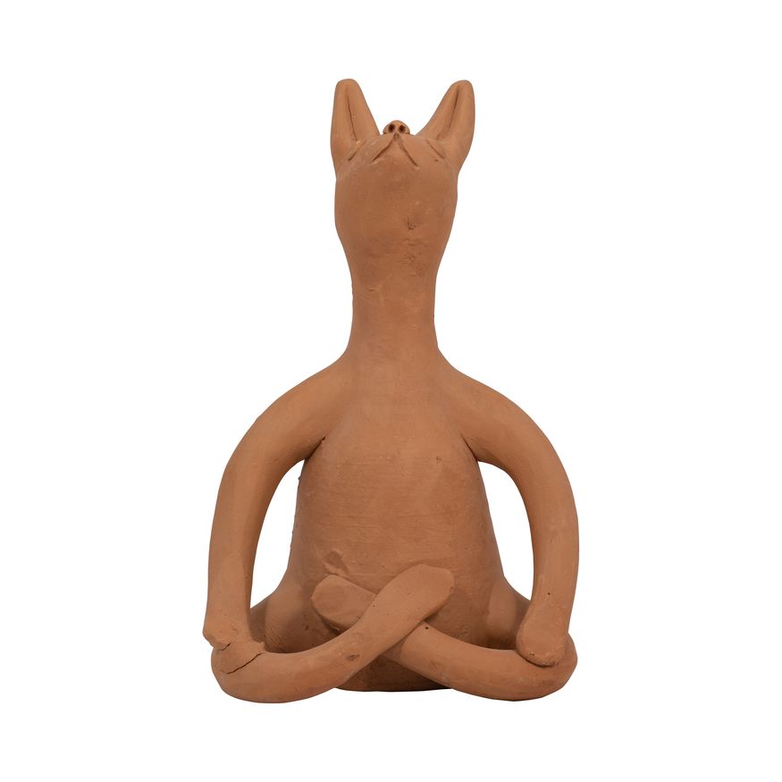 Sagebrook - 7" Terracotta Namaste Yoga Bunny