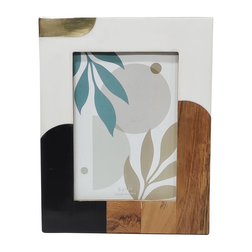 Sagebrook - 4"x6" Resin Mid-century Photo Frame