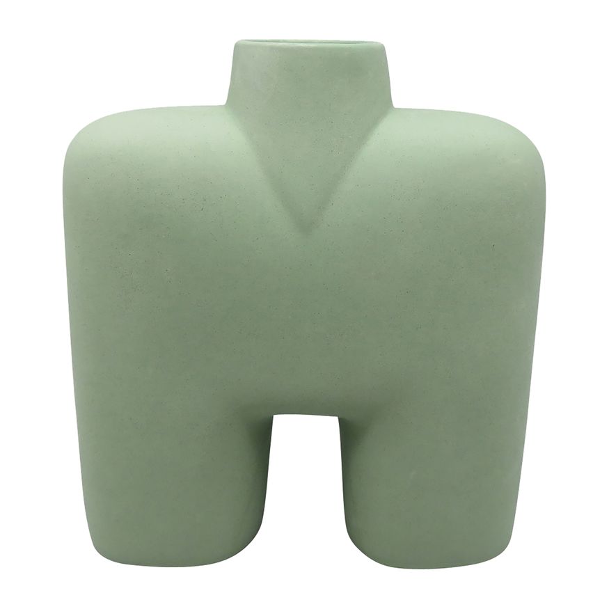Sagebrook - 7" Ceramic Square Shape Vase