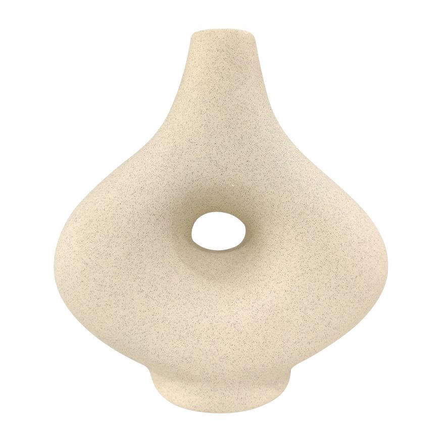 Sagebrook - 7" Ceramic Short Open Cut-out Nomad Vase