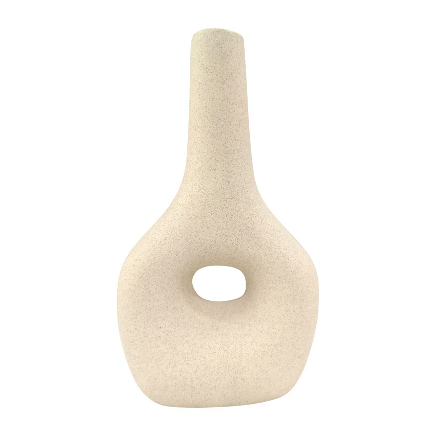 Sagebrook - 7" Ceramic Short Open Cut-out Nomad Vase