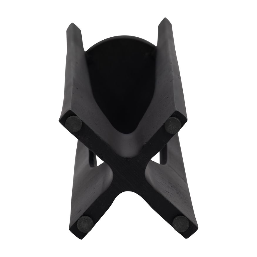 Sagebrook 16" Metal Pillar Candle Holder - Black