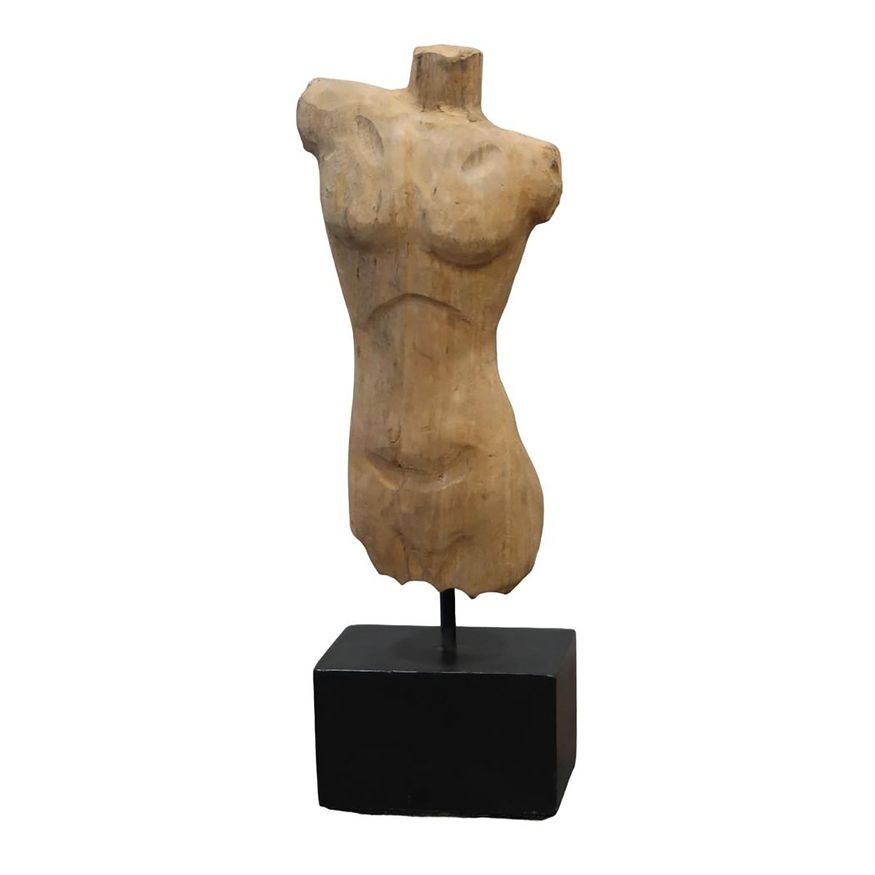 Sagebrook - 15" Wood Male Bust