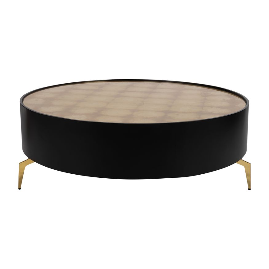 Sagebrook - Wood Gold Leaf Top Side Table