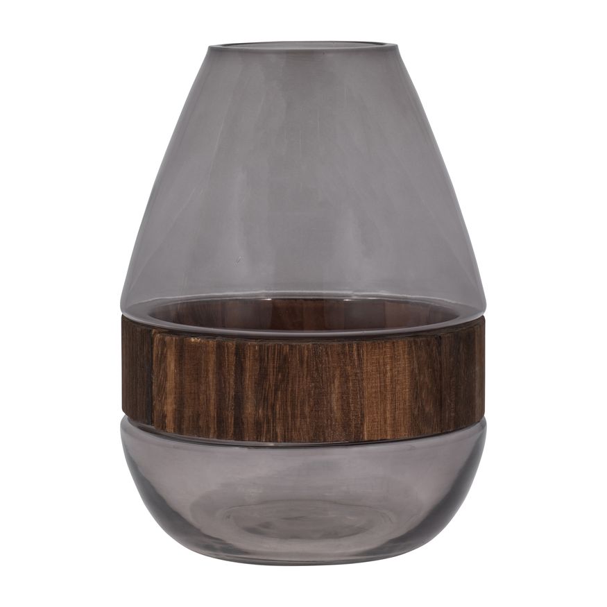 Sagebrook - 11" Glass Blue Waters Vase