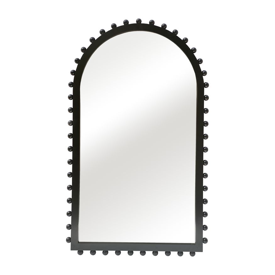 Sagebrook - Wood Beaded Arch Mirror