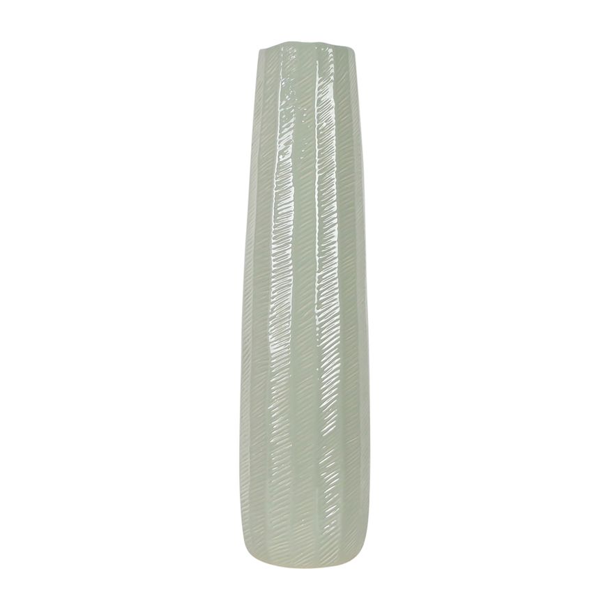 Sagebrook - 13" Ceramic Fluted Vase