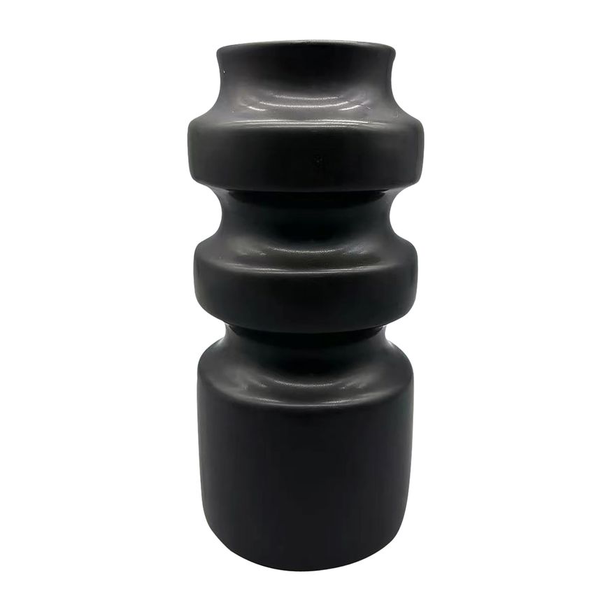 Sagebrook - 8" Ceramic Open Cut-out Vase