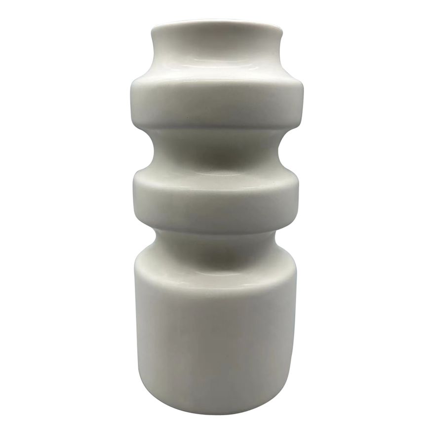 Sagebrook - 7" Ceramic Arches Dumbell Vase